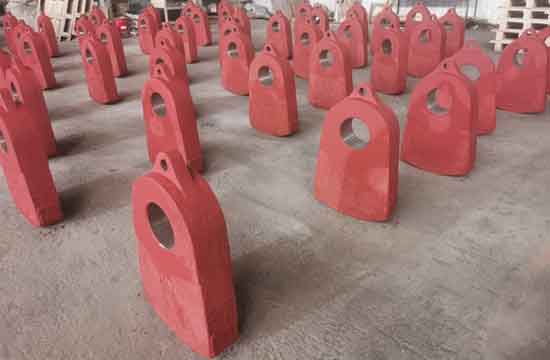 Sisipan Baja Mangan Tinggi Batang Paduan Titanium dan Palu Hardfacing