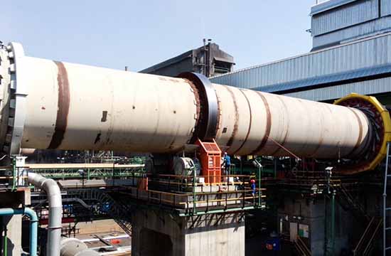 Bagian tahan panas dari rotary kiln semen