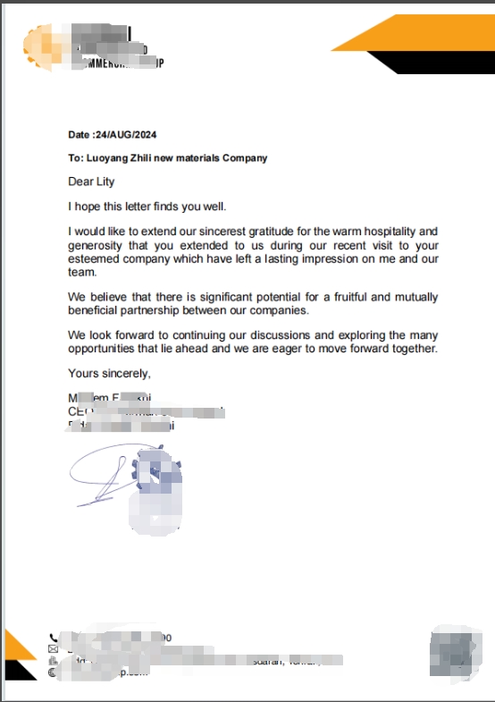 Surat ucapan terima kasih dari pelanggan Iran.png