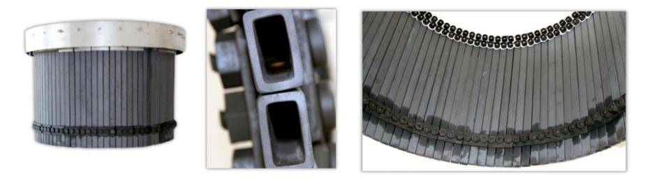 Silinder keramik bagian dalam pemanas awal