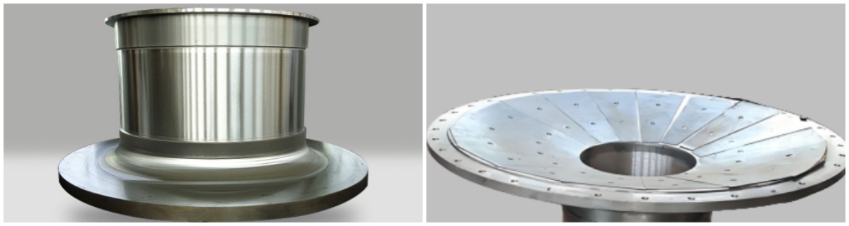 Penutup ujung ball mill terpisah